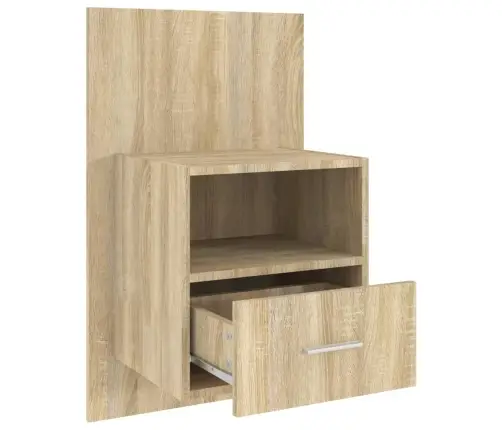 Seinale Kinnitatavad Öökapid 2 Tk Sonoma Tamm