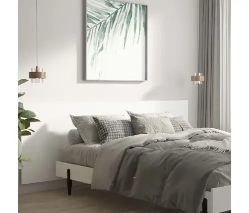 Vidaxlsienas Galvgalis , Balts, 240X1,5X80 Cm, Inženierijas Koks