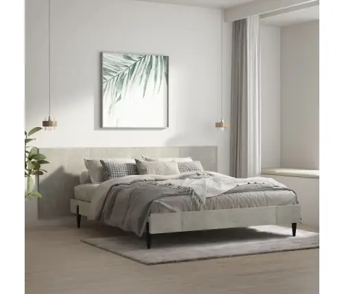 Sieninis Galvūgalis, Betono Pilkas, 240X1,5X80cm Mediena