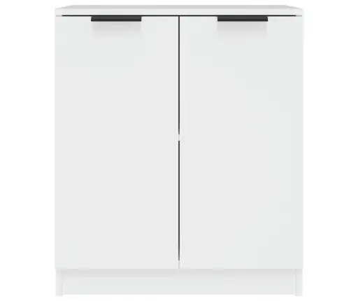 Kumode, Balta, 60X30X70 Cm, Inženierijas Koks Vidaxl