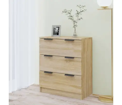 Kumode, Ozolkoka Krāsa, 60X30X70 Cm, Inženierijas Koks Vidaxl