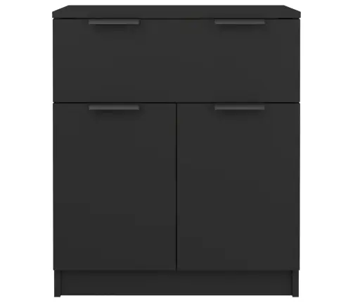 Kumode, Melna, 60X30X70 Cm, Inženierijas Koks Vidaxl