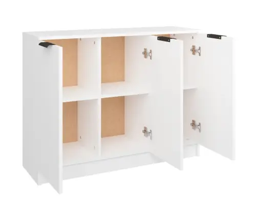 Šoninė Spintelė, Baltos Spalvos, 90,5X30X70cm Apdirbta Mediena