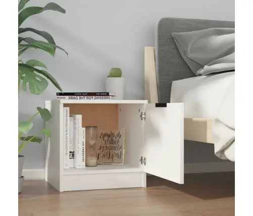 Naktsskapīši, 2 Gab., Balti, 40X39X40 Cm Vidaxl