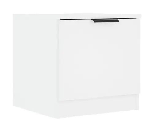 Naktsskapīši, 2 Gab., Balti, 40X39X40 Cm Vidaxl