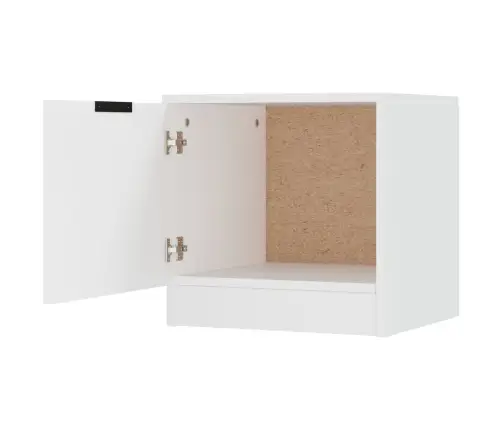 Naktsskapīši, 2 Gab., Balti, 40X39X40 Cm Vidaxl