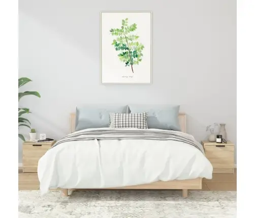 Naktsskapīši, 2 Gab., Ozolkoka Krāsa, 40X39X40 Cm Vidaxl