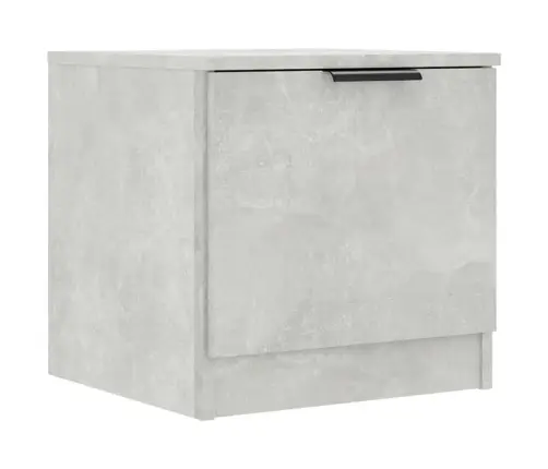 Naktinė Spintelė, Betono Pilkos Spalvos, 40X39X40Cm