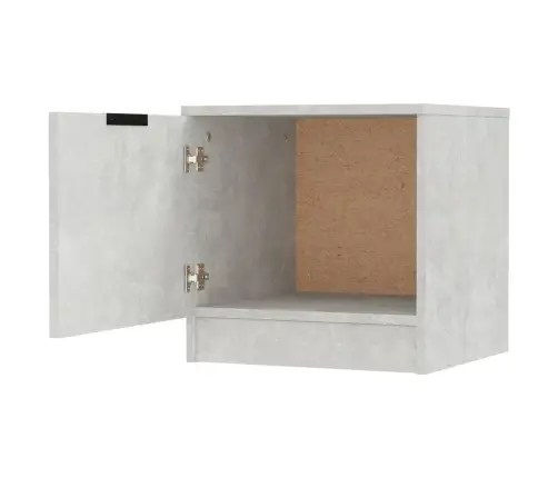 Naktsskapīši, 2 Gab., Betona Pelēki, 40X39X40 Cm Vidaxl