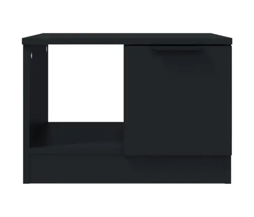 Kavos Staliukas, Juodas, 50X50X36cm Apdirbta Mediena