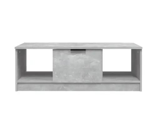 Kavos Staliukas, Betono Pilkas, 102X50X36cm Apdirbta Mediena Kavos Staliukas, Betono Pilkas, 102X50X36cm Apdirbta Mediena