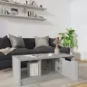 Kavos Staliukas, Betono Pilkas, 102X50X36cm Apdirbta Mediena Kavos Staliukas, Betono Pilkas, 102X50X36cm Apdirbta Mediena
