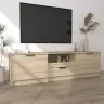 Tv Skapītis, Ozolkoka Krāsa, 140X35X40 Cm, Inženierijas Koks Vidaxl