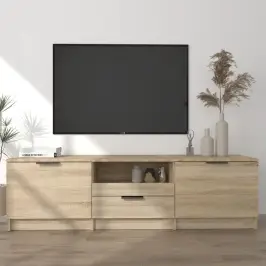Tv Skapītis, Sonoma Ozols, 140X35X40 Cm, Inženierkoks Vidaxl