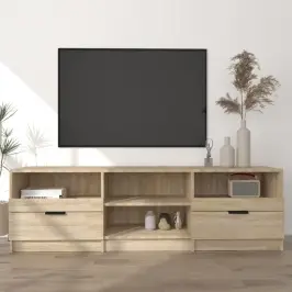 Televizoriaus Spintelė, Ąžuolo, 150X33,5X45cm Apdirbta Mediena