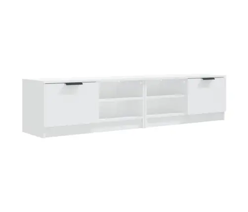 Televizoriaus Spintelės, 2Vnt., Baltos, 80X35X36,5cm Mediena