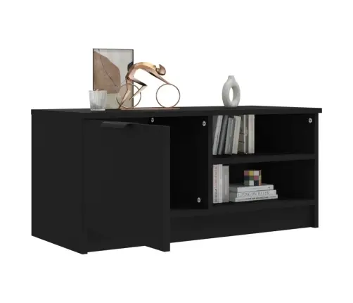 Tv Skapītis, Melns, 80X35X36,5 Cm, Inženierijas Koks Vidaxl
