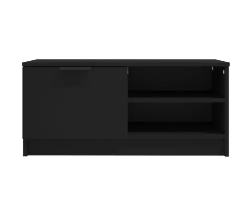Tv Skapītis, Melns, 80X35X36,5 Cm, Inženierijas Koks Vidaxl