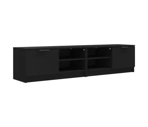 Tv Skapīši, 2 Gab., Melni, 80X35X36,5 Cm, Inženierijas Koks Vidaxl Tv Skapīši, 2 Gab., Melni, 80X35X36,5 Cm, Inženierijas Koks Vidaxl
