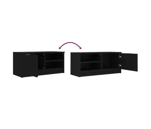 Tv Skapīši, 2 Gab., Melni, 80X35X36,5 Cm, Inženierijas Koks Vidaxl Tv Skapīši, 2 Gab., Melni, 80X35X36,5 Cm, Inženierijas Koks Vidaxl