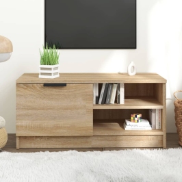 Tv Skapītis, Ozolkoka Krāsa, 80X35X36,5 Cm, Inženierijas Koks Vidaxl