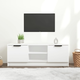 Tv Skapītis, Balts, 102X35X36,5 Cm, Inženierijas Koks Vidaxl