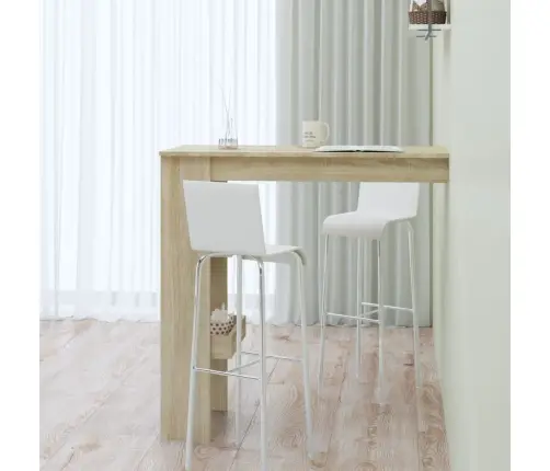 Sienas Bāra Galds, Ozolkoka, 102X45X103,5 Cm, Inženierijas Koks Vidaxl