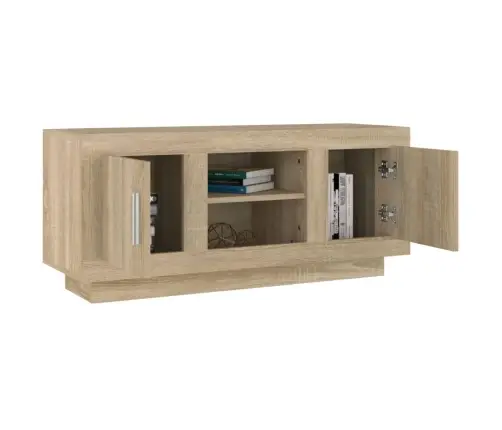 Tv Skapītis, Ozolkoka Krāsa, 102X35X45 Cm, Inženierijas Koks Vidaxl