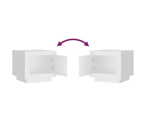 Kavos Staliukas, Baltas, 51X50X45cm Apdirbta Mediena