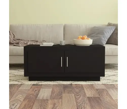 Kavos Staliukas, Juodas, 102X50X45cm Apdirbta Mediena