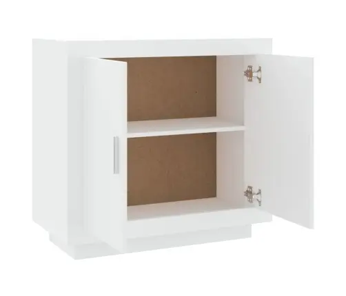 Puhvetkapp Valge 80X40X75 cm Tehispuit Puhvetkapp Valge 80X40X75 cm Tehispuit