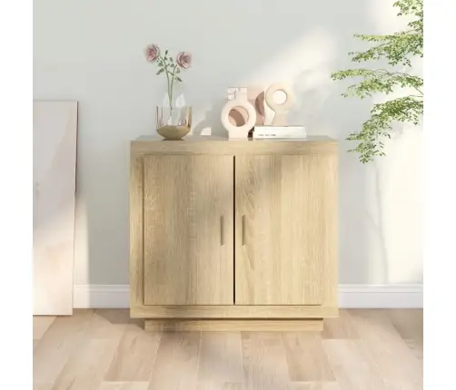 Kumode, Ozolkoka Krāsa, 80X40X75 Cm, Inženierijas Koks Vidaxl Kumode, Ozolkoka Krāsa, 80X40X75 Cm, Inženierijas Koks Vidaxl