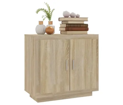 Kumode, Ozolkoka Krāsa, 80X40X75 Cm, Inženierijas Koks Vidaxl Kumode, Ozolkoka Krāsa, 80X40X75 Cm, Inženierijas Koks Vidaxl