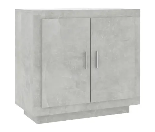 Kumode, Betona Pelēka, 80X40X75 Cm, Inženierijas Koks Vidaxl