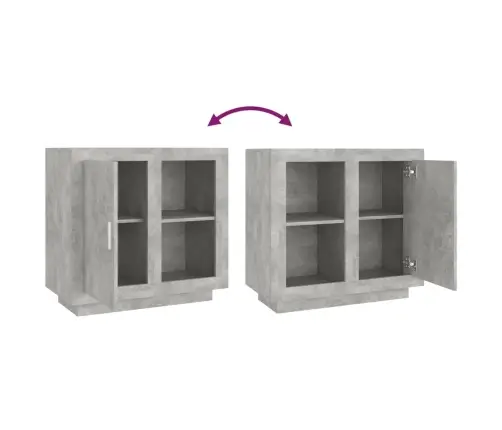 Kumode, Betona Pelēka, 80X40X75 Cm Vidaxl