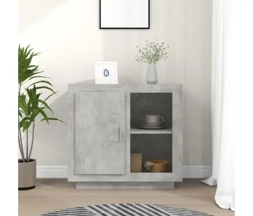 Kumode, Betona Pelēka, 80X40X75 Cm Vidaxl