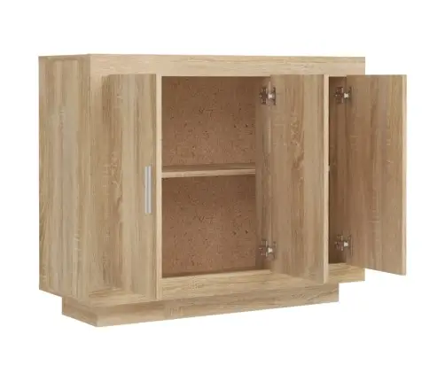 Šoninė Spintelė, Ąžuolo Spalvos, 92X35X75cm Apdirbta Mediena