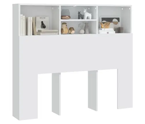 Galvūgalis-Spintelė, Baltos Spalvos, 120X19X103,5Cm