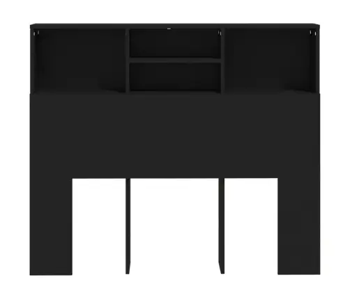 Voodipeatsi Kapp, Must, 120 X 19 X 103,5 Cm