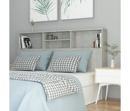 Galvūgalis-Spintelė, Betono Pilkos Spalvos, 160X19X103,5Cm