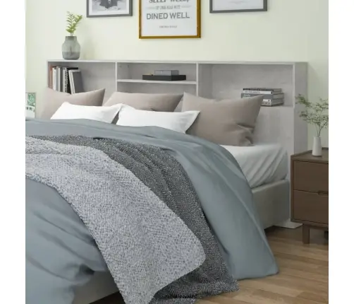 Voodipeatsi Kapp, Betoonhall, 220 X 19 X 103,5 Cm