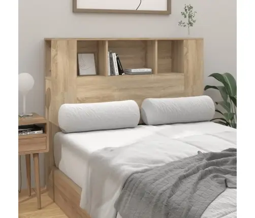 Gultas Galvgalis Ar Plauktu, Ozolkoka Krāsa, 120X18,5X102,5 Cm Vidaxl