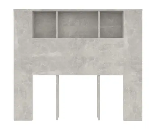 Gultas Galvgalis Ar Plauktu, Betona Pelēks, 120X18,5X102,5 Cm Vidaxl Gultas Galvgalis Ar Plauktu, Betona Pelēks, 120X18,5X102,5 Cm Vidaxl