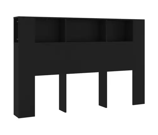 Voodipeatsi Kapp, Must, 160 X 18,5 X 104,5 Cm