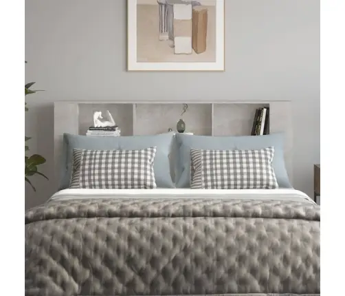 Galvūgalis-Spintelė, Betono Pilkos Spalvos, 180X18,5X104,5Cm