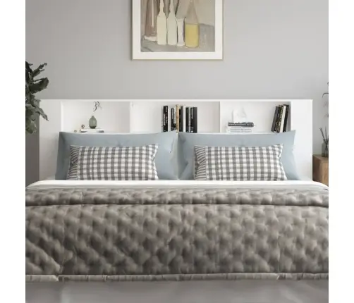 Voodipeatsi Kapp, Valge, 220 X 18,5 X 104,5 Cm