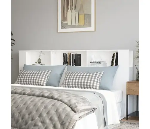 Voodipeatsi Kapp, Valge, 220 X 18,5 X 104,5 Cm