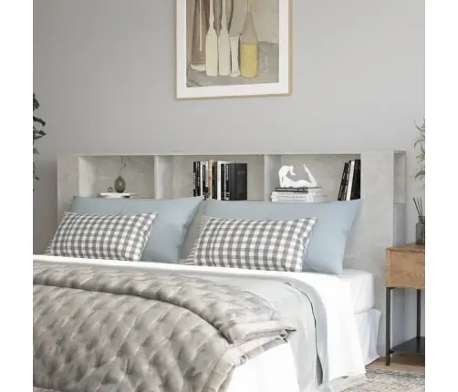 Voodipeatsi Kapp, Betoonhall, 220 X 18,5 X 104,5 Cm