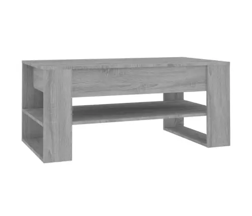 Kafijas Galdiņš, Pelēka Ozola, 102X55X45 Cm, Inženierijas Koks Vidaxl