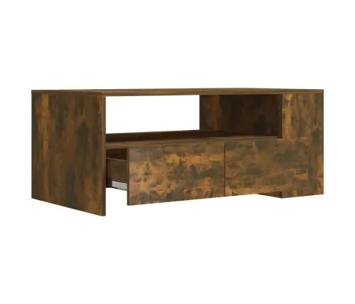 Kafijas Galdiņš, Ozola Krāsa, 102X55X42 Cm, Inženierijas Koks Vidaxl